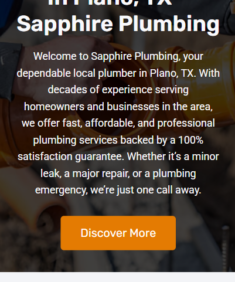 Sapphire Plumbing Website Project