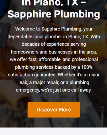 Sapphire Plumbing Website Project